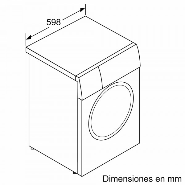 Lavadora carga frontal Siemens WM14N290EP Blanca 9 kg 1.400 rpm A