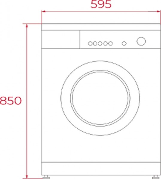 Lavadora carga frontal Teka WMK40740 Inox 7 kg 1.200 rpm A