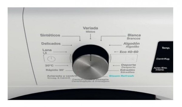 Lavadora carga frontal Whirlpool FFB10469BVSPT Blanco 10 kg 1400 rpm A