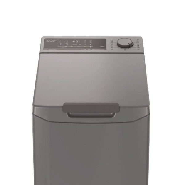 Lavadora carga superior Candy TCAS274TMR5S Antracita 7 kg 1200 rpm A