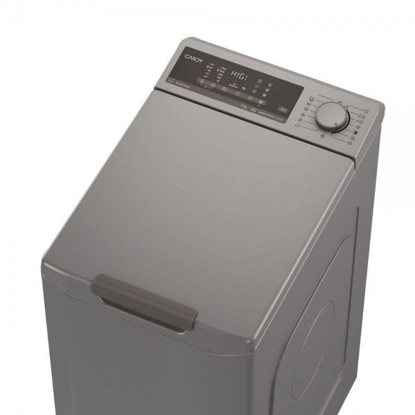 Lavadora carga superior Candy TCAS274TMR5S Antracita 7 kg 1200 rpm A
