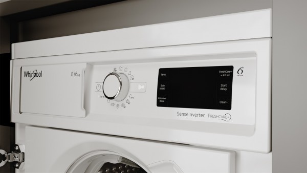 Lavadora secadora Whirlpool carga frontal 8+6kg BIWDWG861485EU