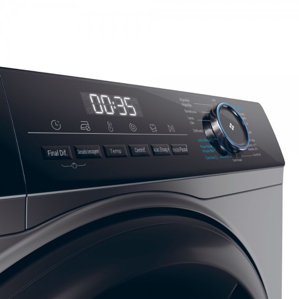 Lavasecadora Haier HWD80B14939S8IB, 8+5kg, 1400rpm 