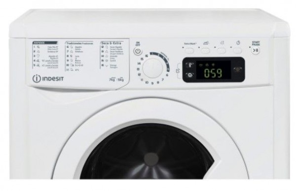 Lavasecadora Indesit EWDE751251WSP 7+5kg 1200rpm F