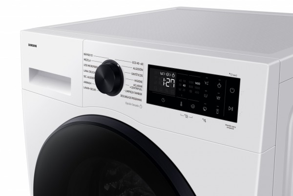 Lavasecadora Samsung WD90DG5B15BEEC, Blanco, lavado 9 kg, secado 6 kg, 1400 rpm