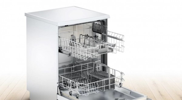 Lavavajillas Bosch SMS25AW05E, Blanco, 12 cubiertos, E