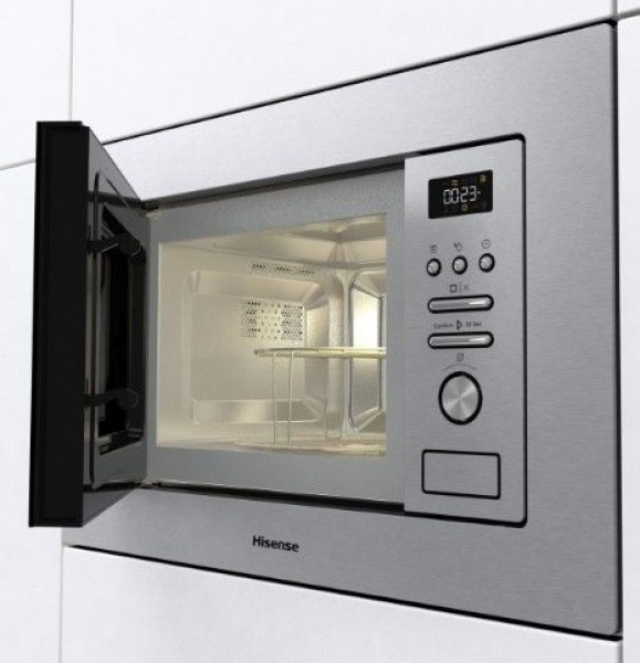 Microondas Hisense BIM320G41X, 20L, Integrable Grill