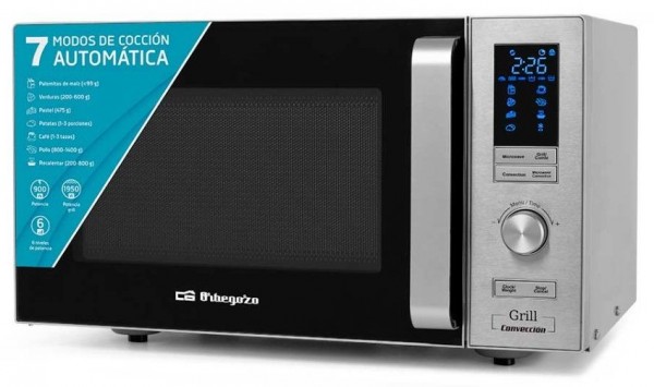 Microondas Orbegozo MIG2528CO Inox 25 L 900 W Grill