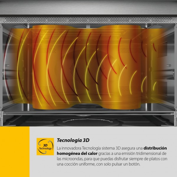 Microondas Whirlpool MBNA900B 22L Integrable 1300W