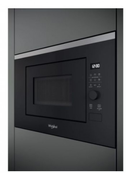 Microondas integrable Whirlpool WMF201G, Negro, 20 L, 800 W, Grill
