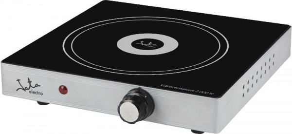 Placa portátil vitrocerámica Jata V139 Inox 1 zona 2000 W