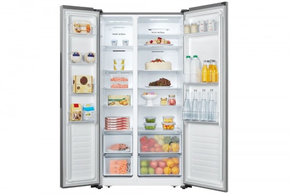 RS677N4ACC Frigorífico Americano Side By Side Hisense Clase C  Inox