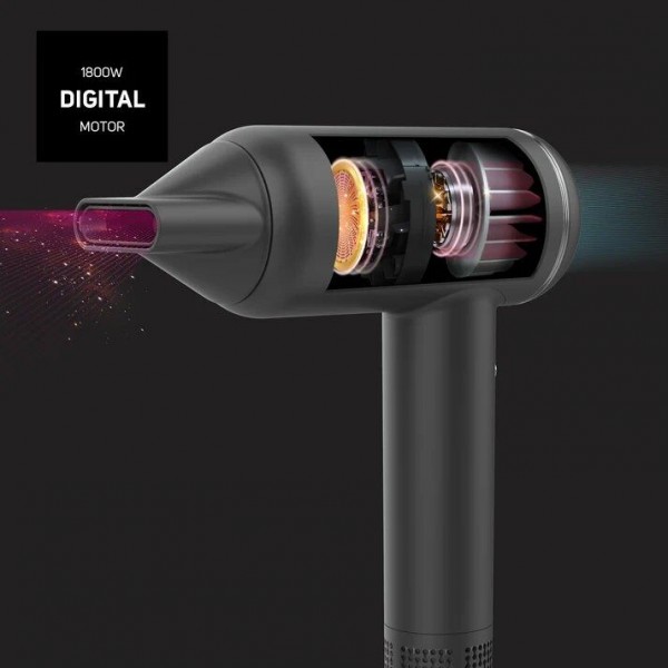 Secador Taurus DIGITAL FORCE 2000 IONIC, 1.800W, Iónico, Negro
