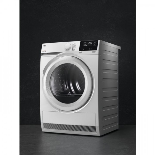 Secadora AEG Series 7000 TR718A2OB, Blanco, 8 kg, Bomba de calor, A+++