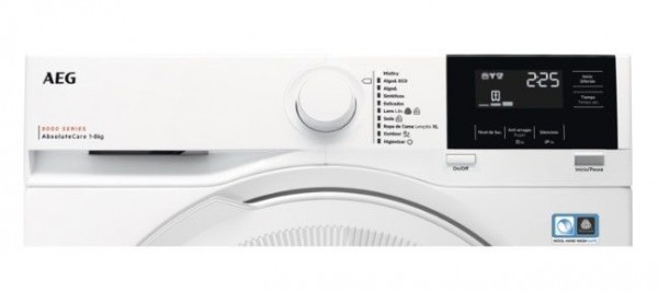 Secadora AEG TR818A1OB Blanco 8 kg Bomba de calor A+++
