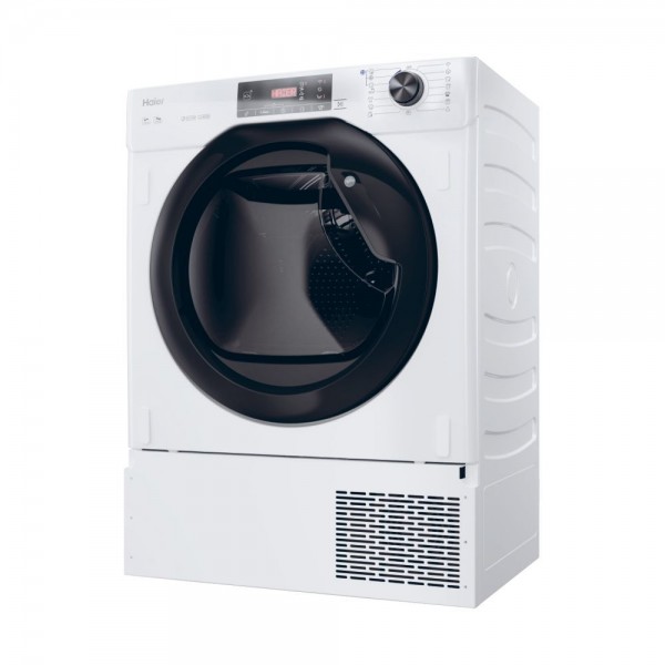 Secadora integrable Haier HDBI H7A2TBEX-S, Blanco, 7 kg, Bomba de calor, A++