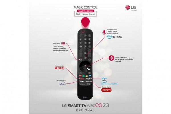 Televisor LG UHD 4K de 65' Smart TV webOS23 65UR78006LK