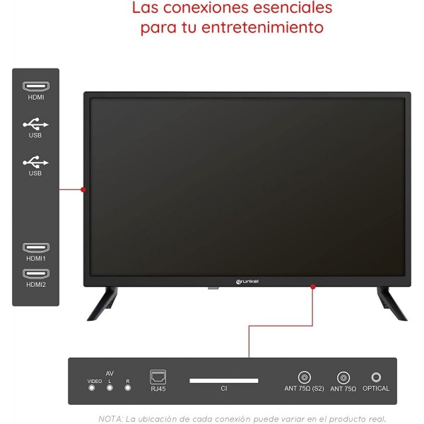Televisor Grunkel LED2411GOO Android 11.0 24 pulgadas Smart Tv