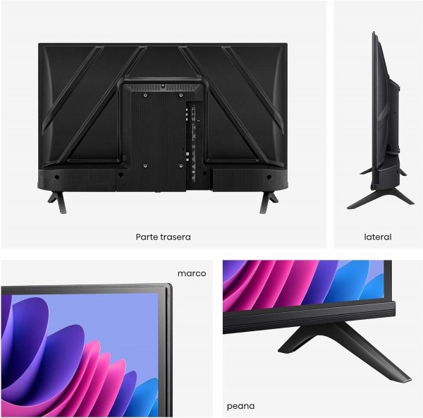 Televisor LED Hisense 40A4N, Pantalla de 100 cm (40'') full HD, Smart TV, F