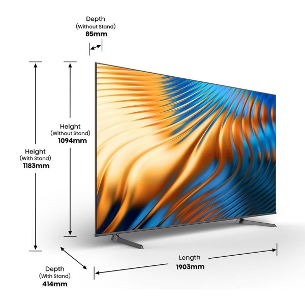 Televisor LED Hisense 85A6BG Pantalla de 215 cm 85'' Ultra HD 4K Smart TV