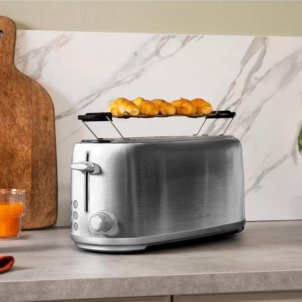 Toast&Taste 1600 Retro Double Inox Tostadora