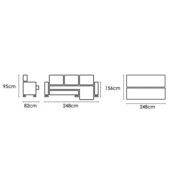 Chaiselongue Cama modelo Corea