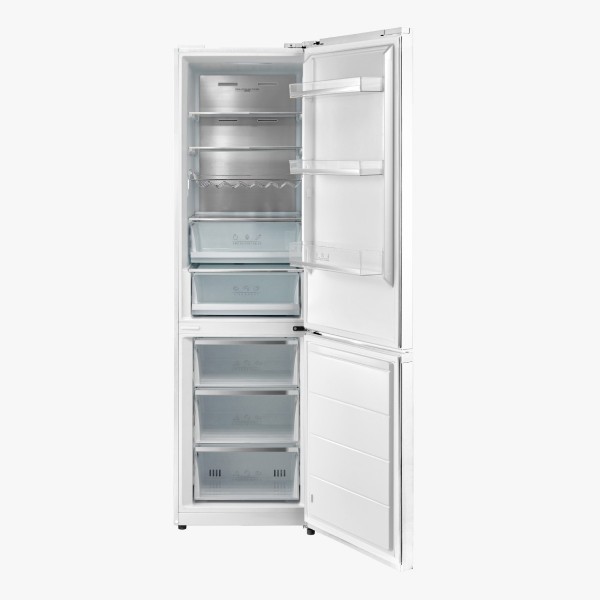  Frigorífico Combi Eas electric EMC206ASGW 202x60 cm E/A++ Cristal Blanco