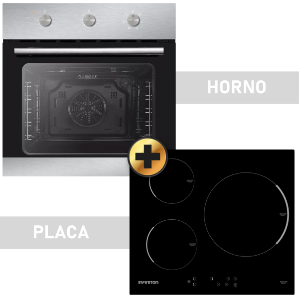Kit Horno + Placa Inducción Infiniton HV-ND63 