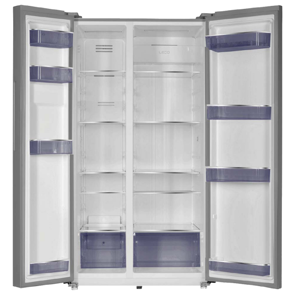 Frigorífico americano Infiniton SBS-719 BGA Total No Frost 550L E cristal negro 177 cm