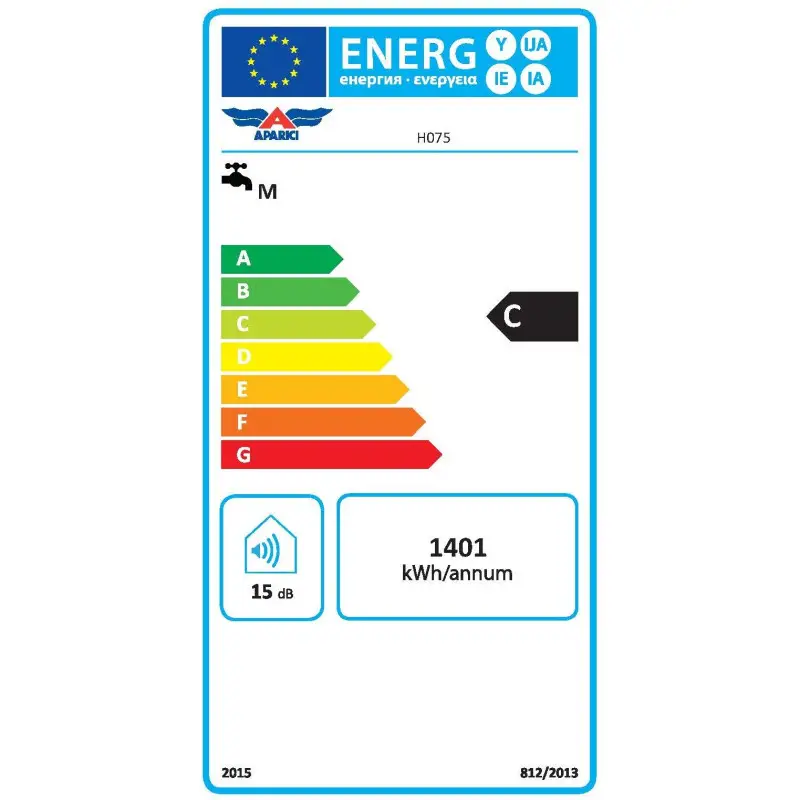 Termo electrico Aparici H075 75L Multiposicional