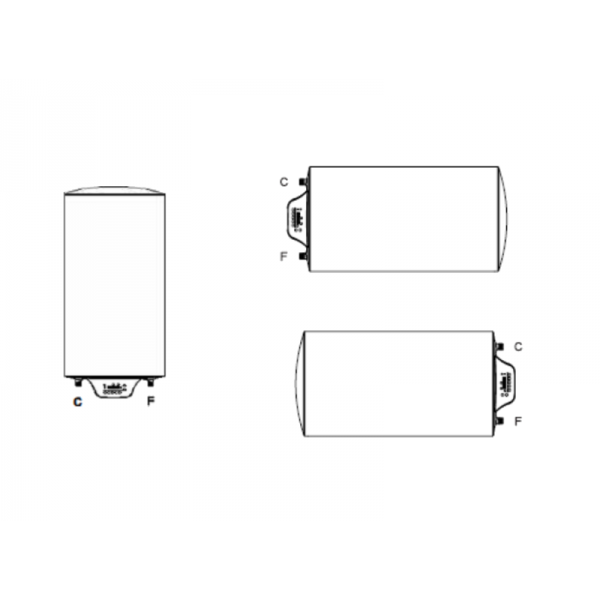 Termo electrico Aparici SIE075N 75L Triposicional