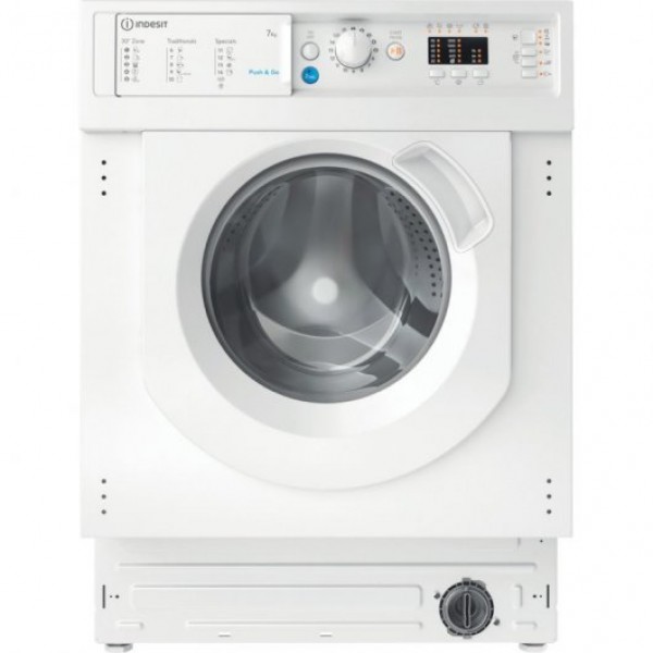 Lavadora Integrable Indesit  BIWMIL71252EUN  7kg, 1200 rpm