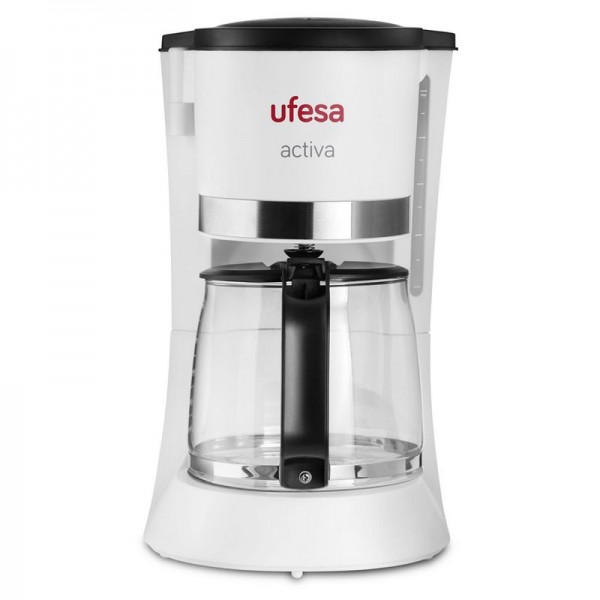 Cafetera Goteo Ufesa CG7113ACTIVA, 6tz, 600w, Blanca