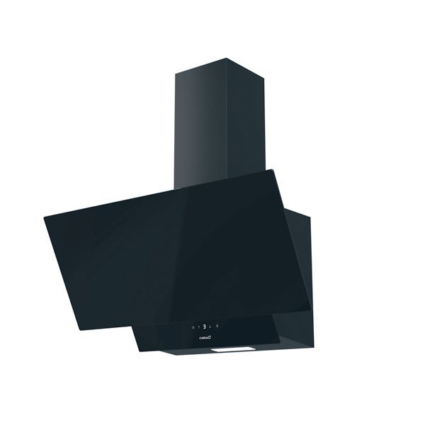 Campana decorativa CATA JUNO 7000 GBK, Negro, 70 cm, 387 m³/h, A+