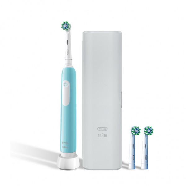 Cepillo Dental Braun Oral-B PRO 1 Turquesa mas 2 recambios