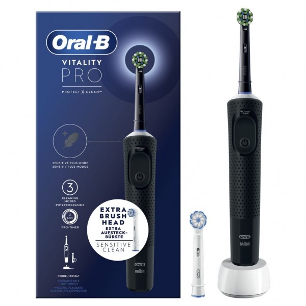 Cepillo Dental Braun Vitality Pro Negro D103.423.3