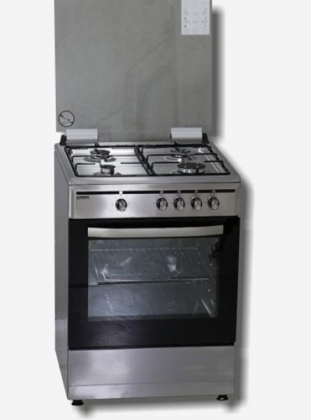 Cocina Rommer VCH604FGINOXNAT 4 fuegos con Horno Gas Natural