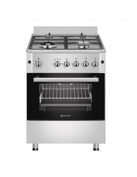 Cocina de gas butano Johnson 60 cm Inox COCI60BX1