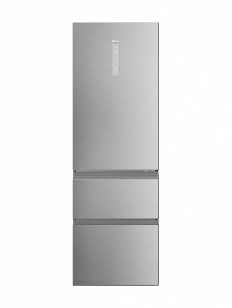Frigorifico Combi Haier HTW5618ENMG, Inox, 185x60 cm, No Frost, E