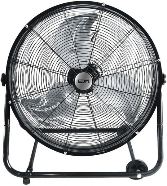 Ventilador industrial de suelo EDM 33933 180w Negro 60cm A