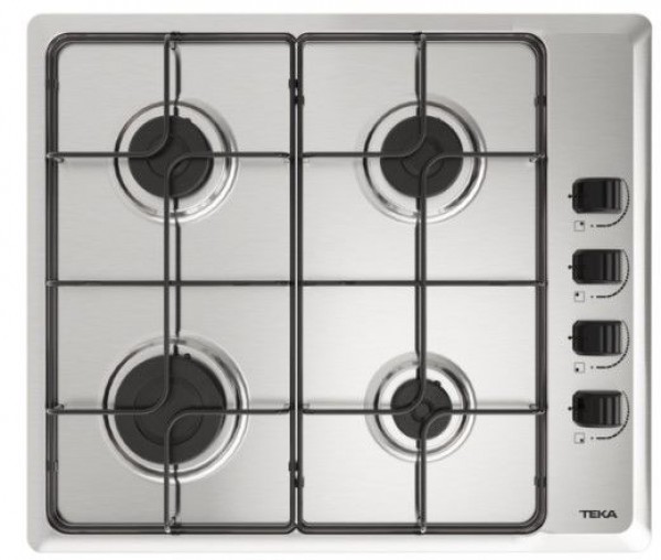 Encimera Teka HLX640KLNOE,4 fuegos, inox, Natural