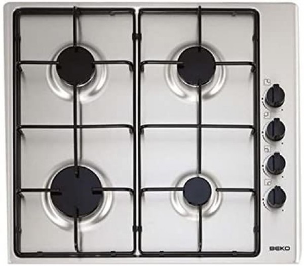 Encimera gas Beko HIZG64101SX Inox 4 fuegos