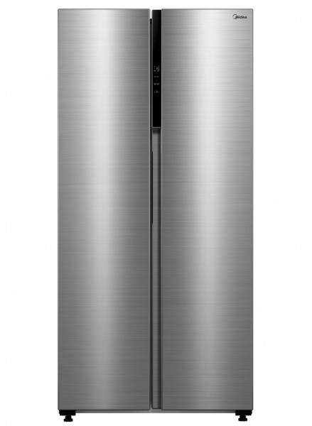 Frigorífico SbS Midea MDRS619FIE46, 177,5x83,5cm E Inox Brillante