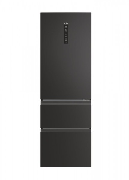 Frigorififco Combi 3 Puertas Haier HTW5618DNPT 185x60cm No Frost D Negro