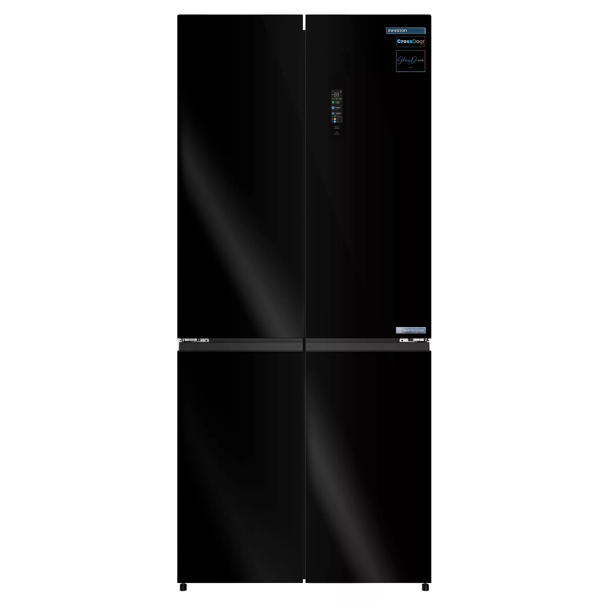 Frigorífico americano Infiniton AMCB-601CD78NEG Negro