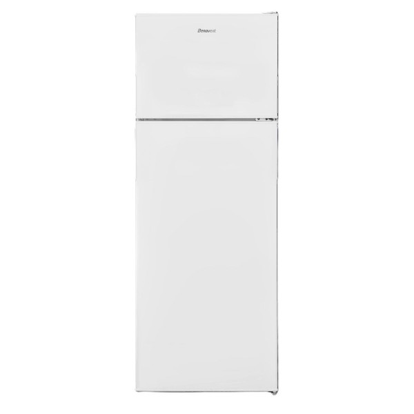 Frigorífico 2 puertas Benavent F2PBVE145W, Estático, Blanco, 145 cm, E