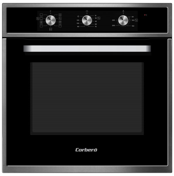 Horno Corbero CCHM703X Multfunción 65L A Cristal negro