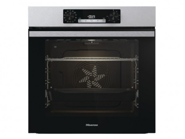 Horno Hisense BI64213EPX, Inox, 77 L, Pirolítico, A+