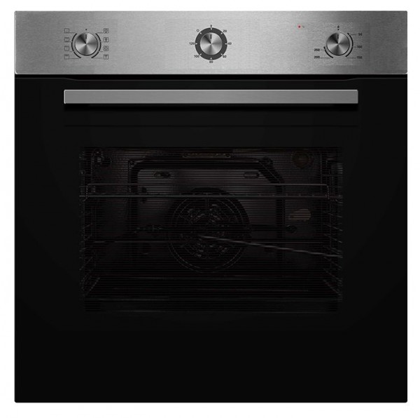 Horno Midea MCO6070MMAJ, Multif., 60cm., 70L, A, Guias Extraibles, Cristal negro + inox