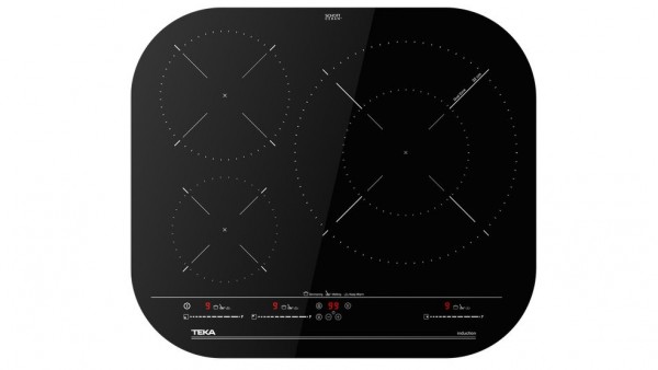 Inducción Teka IKC63320MSP BK, 3 zonas